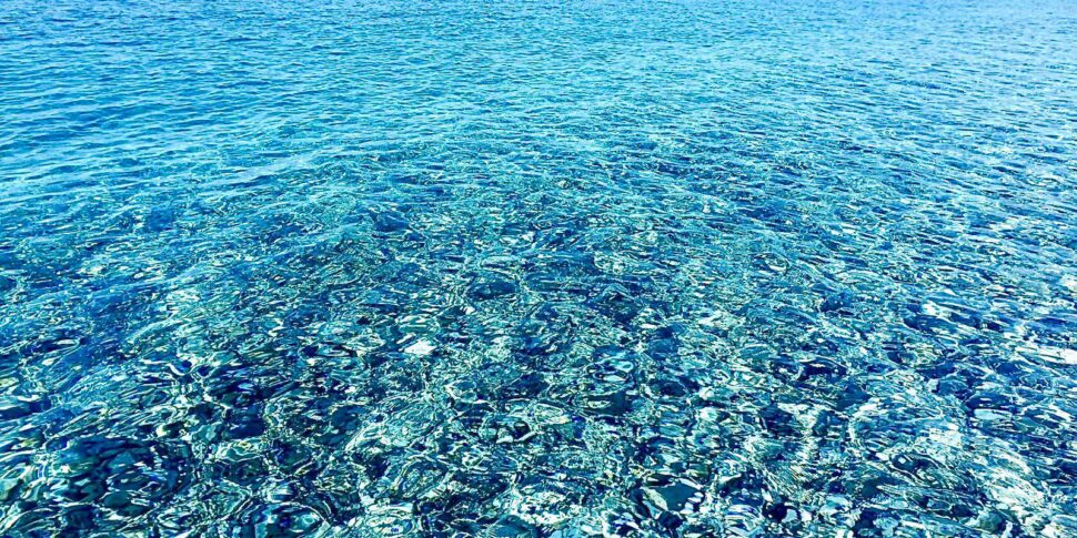 Acqua limpida e pulita 